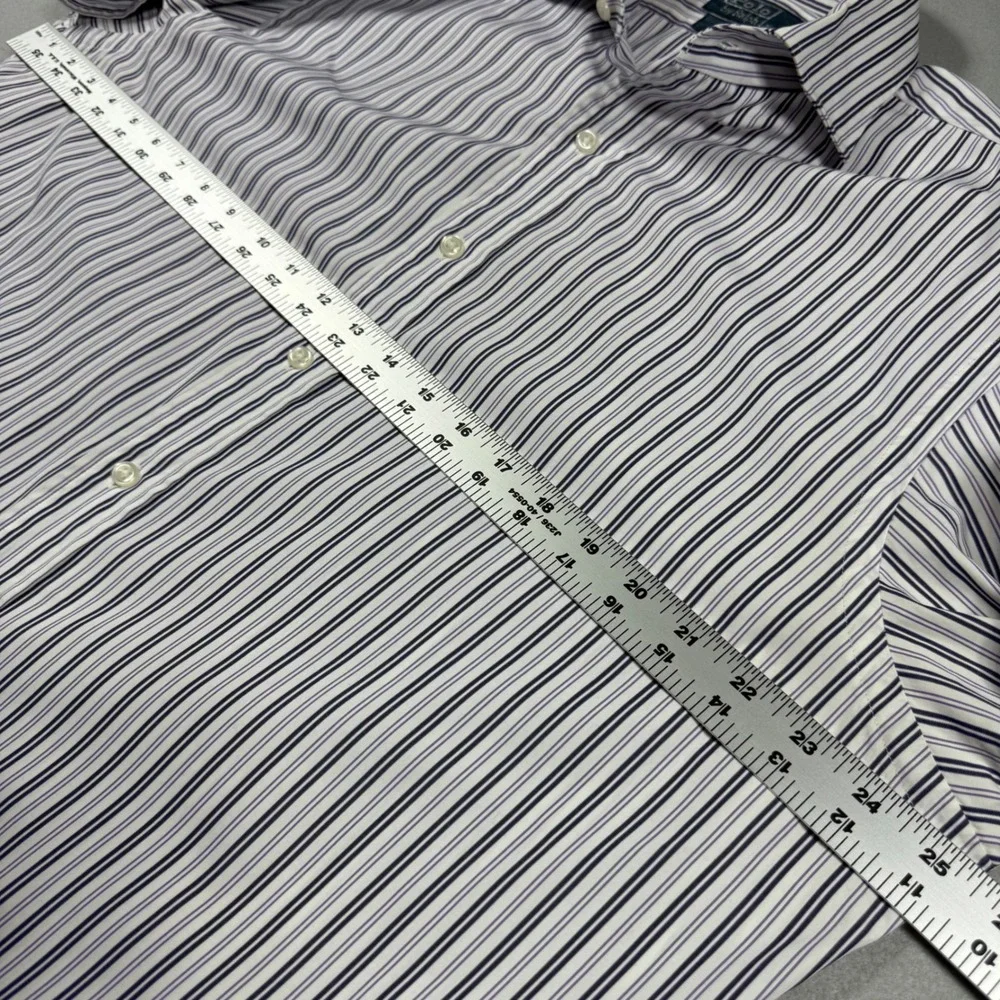 Polo Ralph Lauren Regent Classic Fit Striped Button Down Shirt Mens 16.5 32/33